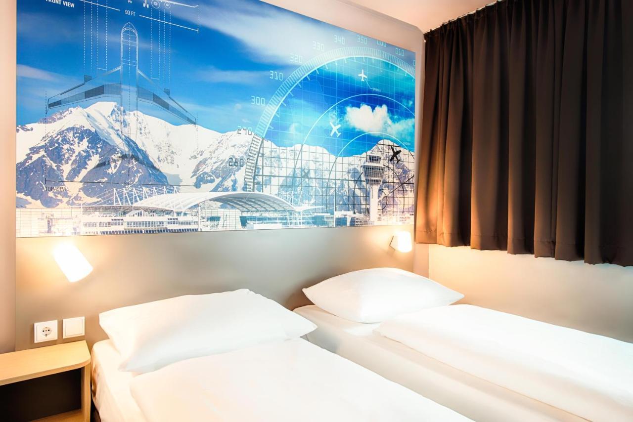 B&B Hotel Muenchen-Airport Hallbergmoos Bagian luar foto